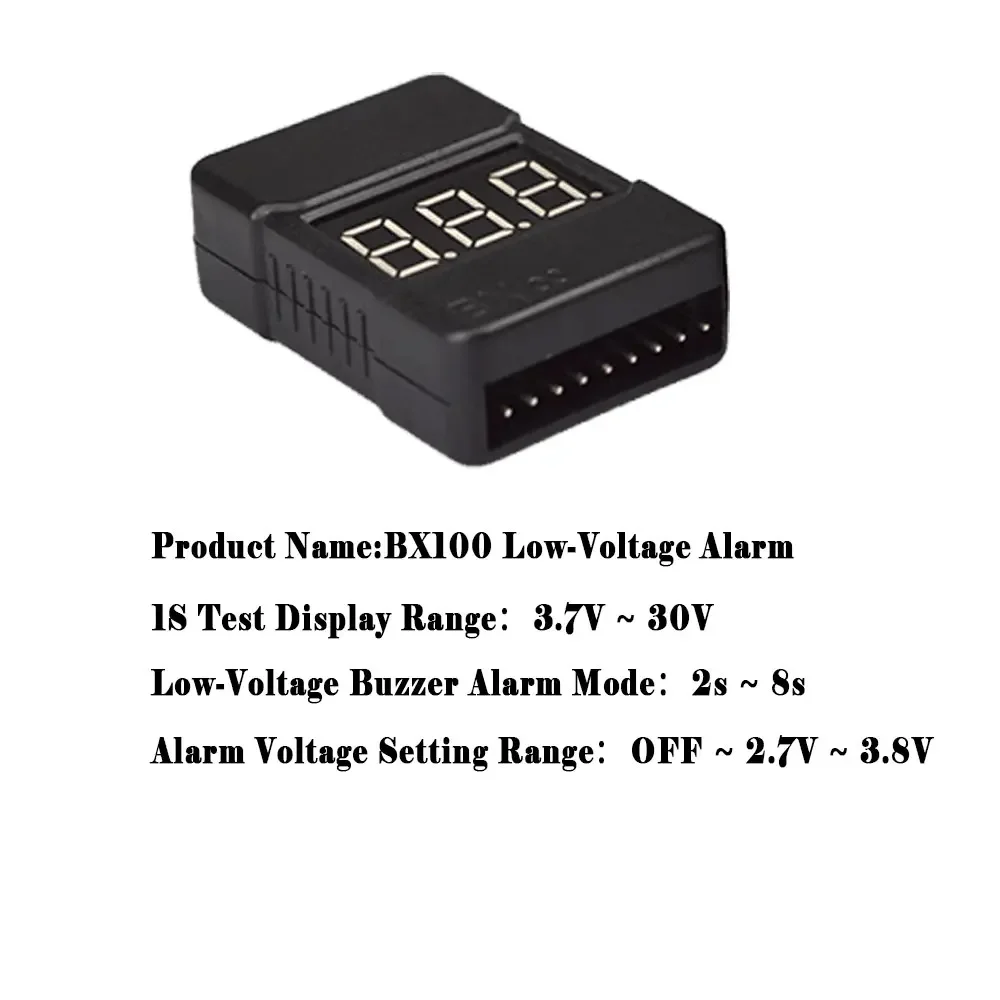 BX100 1-8S Lipo Battery Voltag - Drone Battery Alarm บทวิจารณ์และราคา