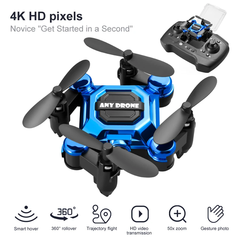 4K Camera HD RC Drone Fold Rem - Drone Battery Smart บทวิจารณ์และราคา
