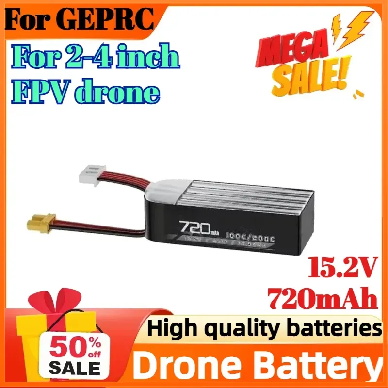 4S 15.2V 720mAh 100C Battery f - Drone Battery High Voltage บทวิจารณ์และราคา