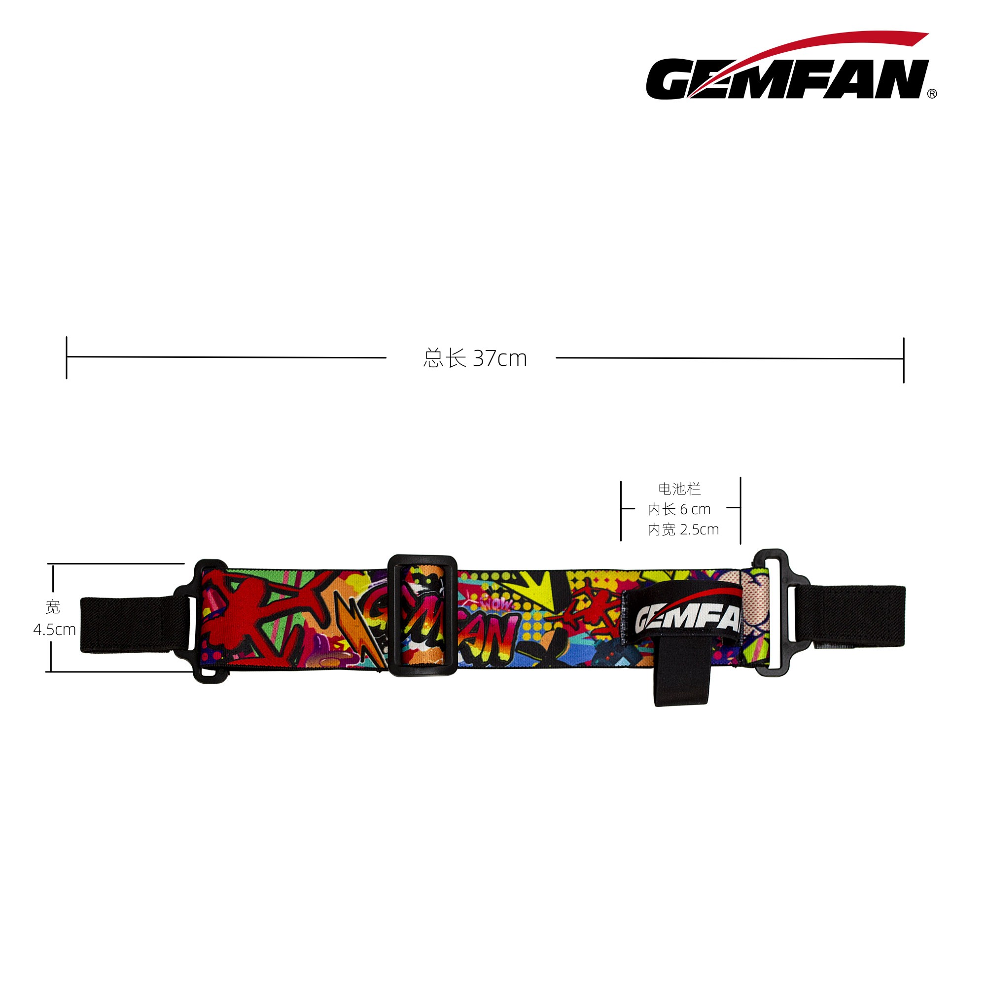 Gemfan Graffiti FPV Goggles He - Drone Battery Strap บทวิจารณ์และราคา