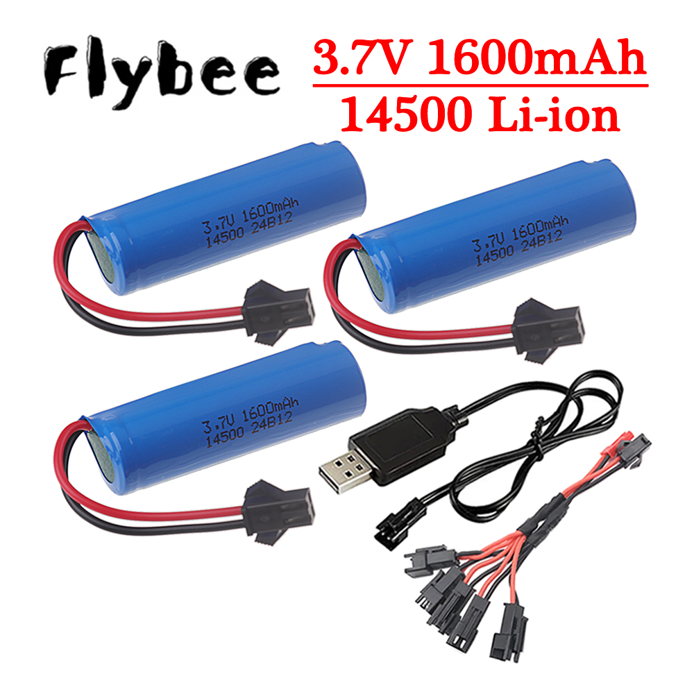 Original 3.7v 14500 1600mAh Li - Drone Battery Li-Ion บทวิจารณ์และราคา