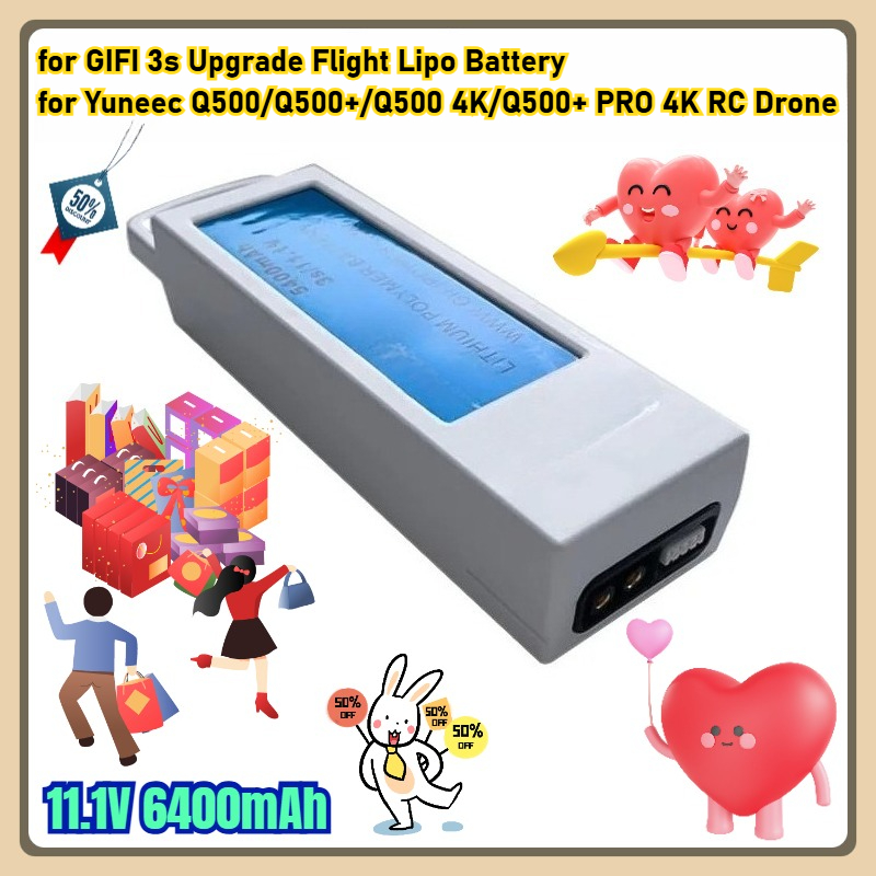 11.1V 6400mAh for GIFI 3s Upgr - Drone Battery 3S บทวิจารณ์และราคา